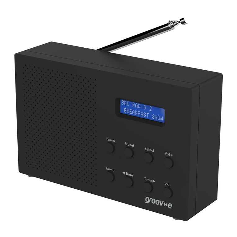 Groov-e Paris GV-DR03-BK user manual