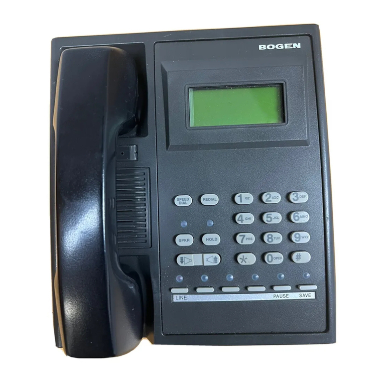 Bogen MCDS4 User manual