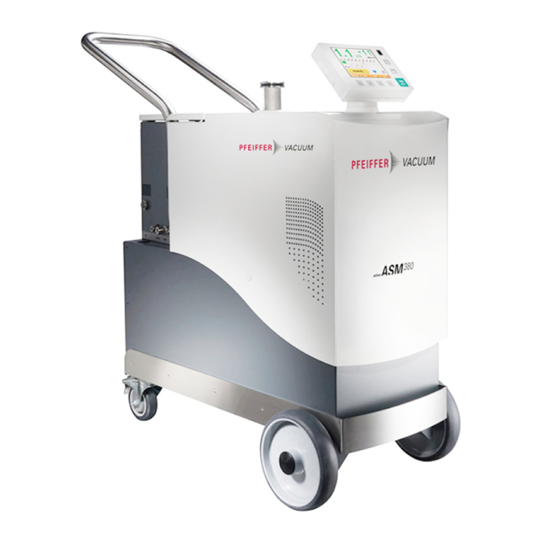Pfeiffer Vacuum ASM 380 MEMO User manual