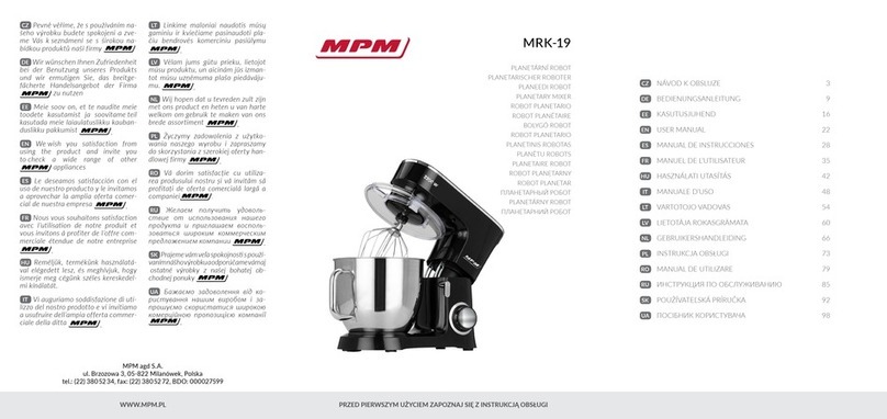 MPM MRK-19 User manual
