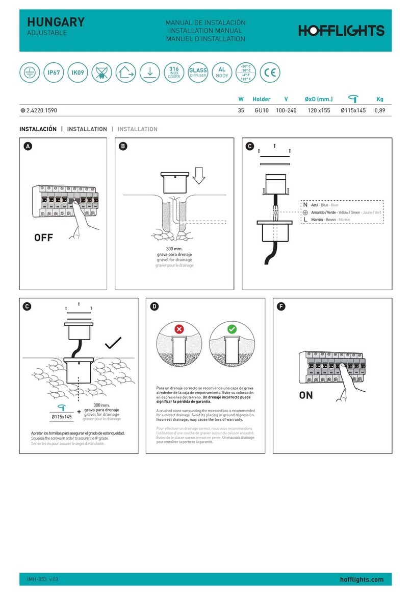 HOFFLIGHTS 2.4220.1590 installation manual