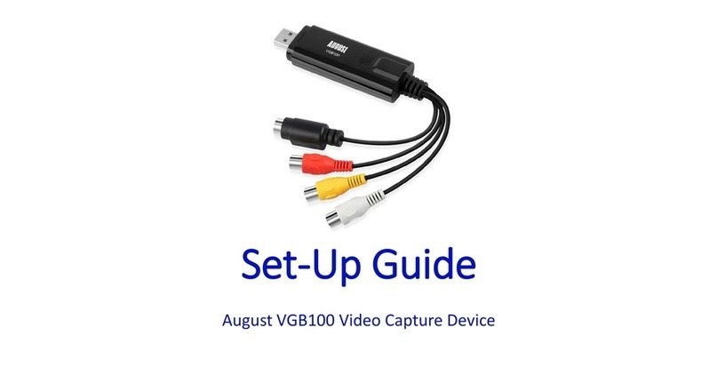 August VGB100 Setup guide
