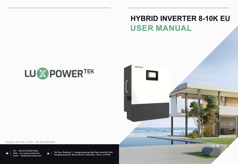 Lux Power Technology LXP8K SPEC user manual