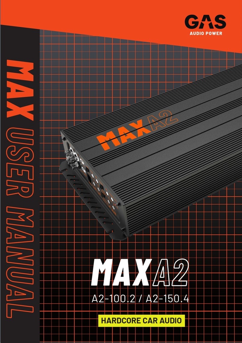 GAS MAX A2 user manual