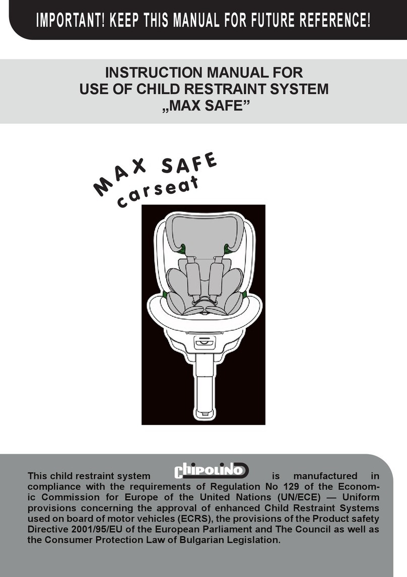 Chipolino MAX SAFE instruction manual