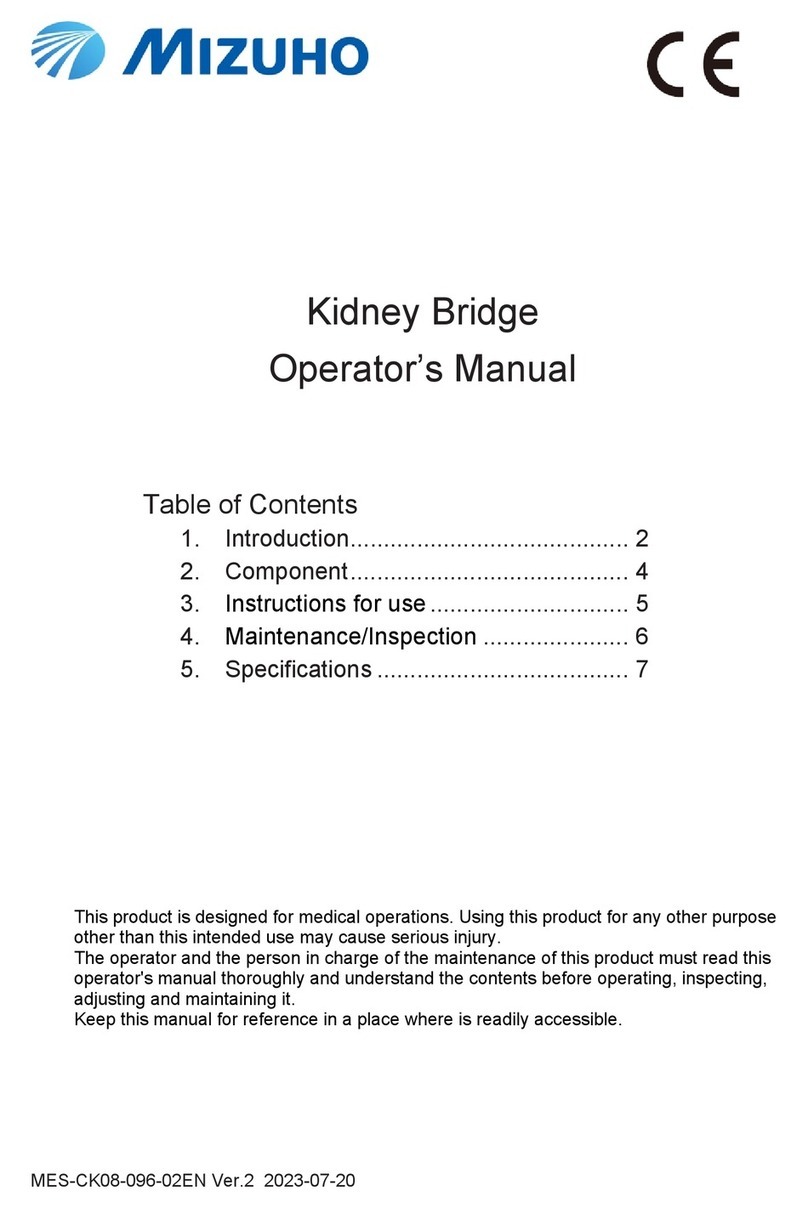 Mizuho 08-096-02 User manual
