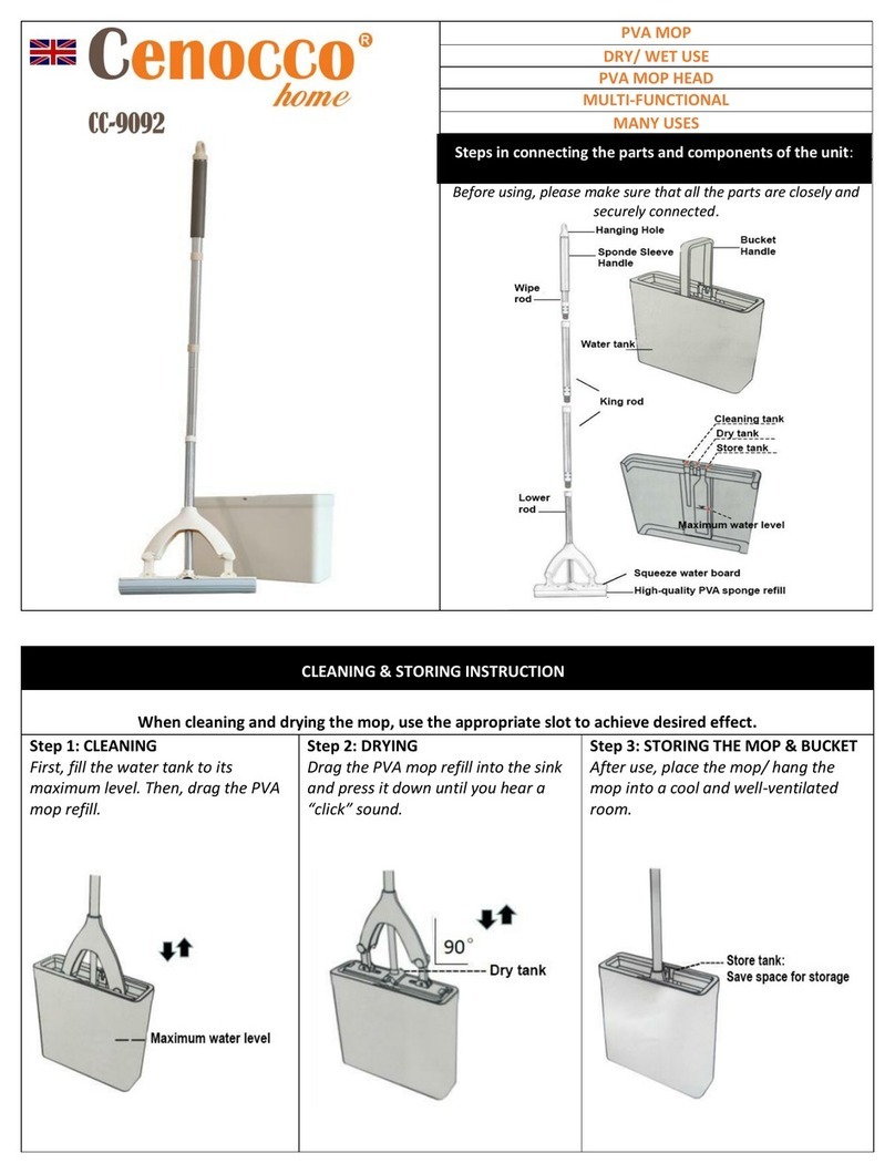 Cenocco home CC-9092 quick start guide