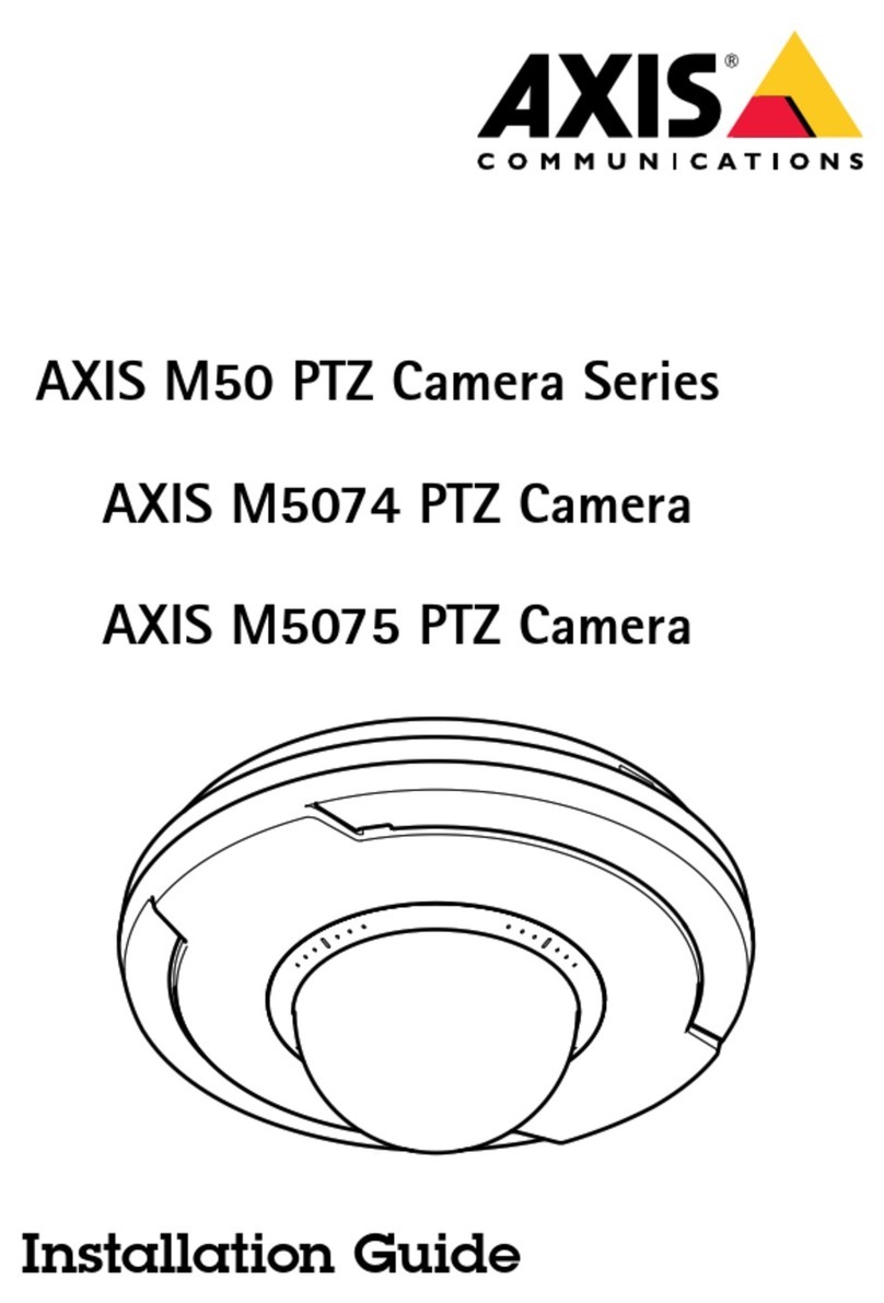 Axis M5074 User manual Axis M5074 User manual