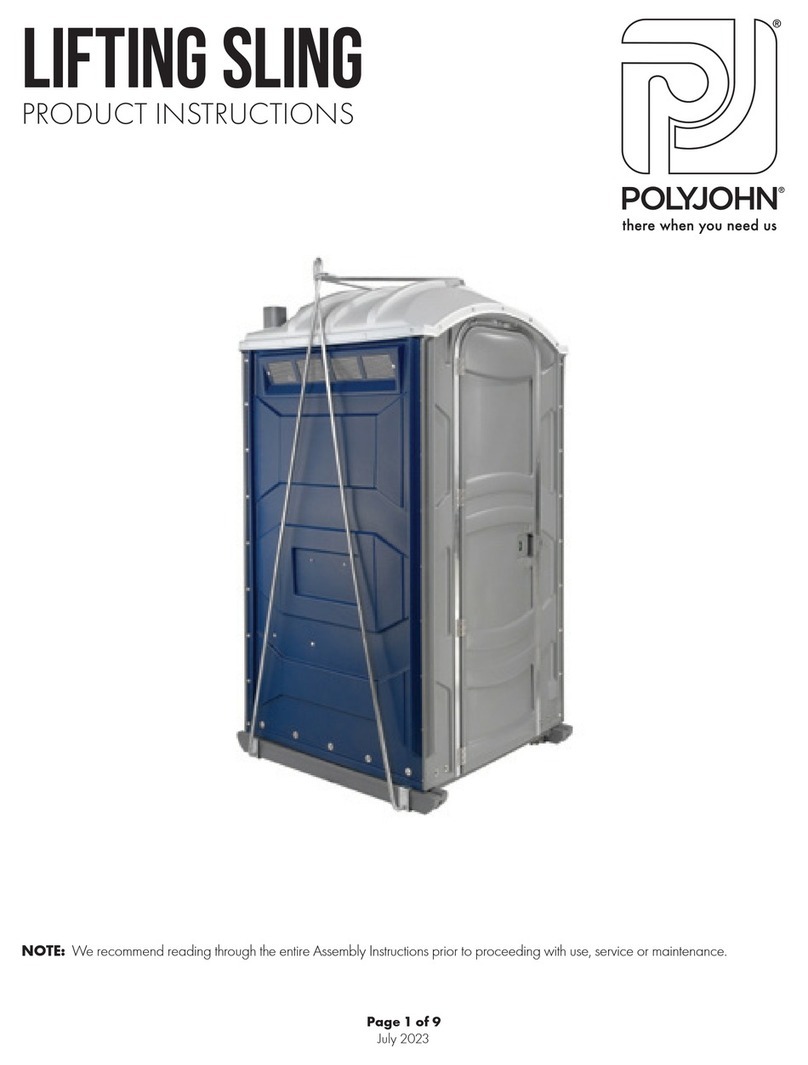 PolyJohn MS02-1000 Product instructions