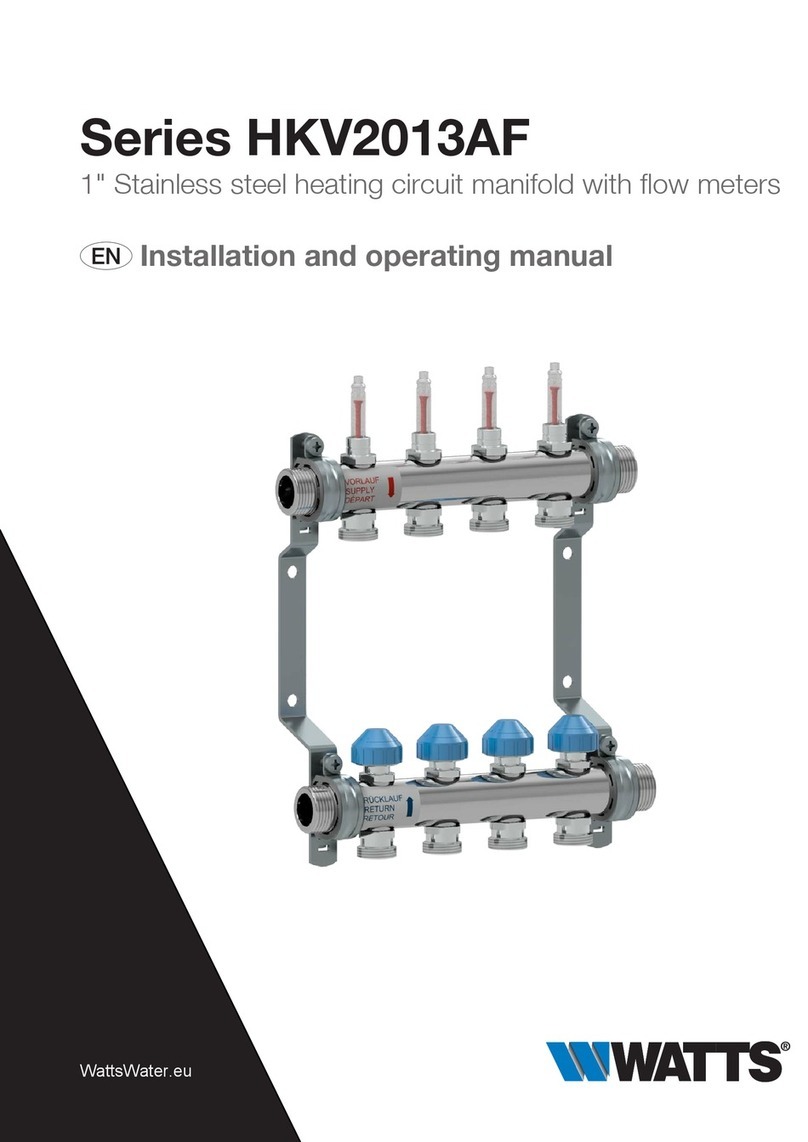 Watts HKV2013AF Series User manual