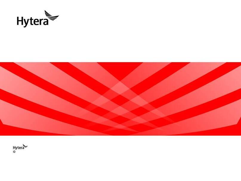 Hytera HM652 Quick reference guide