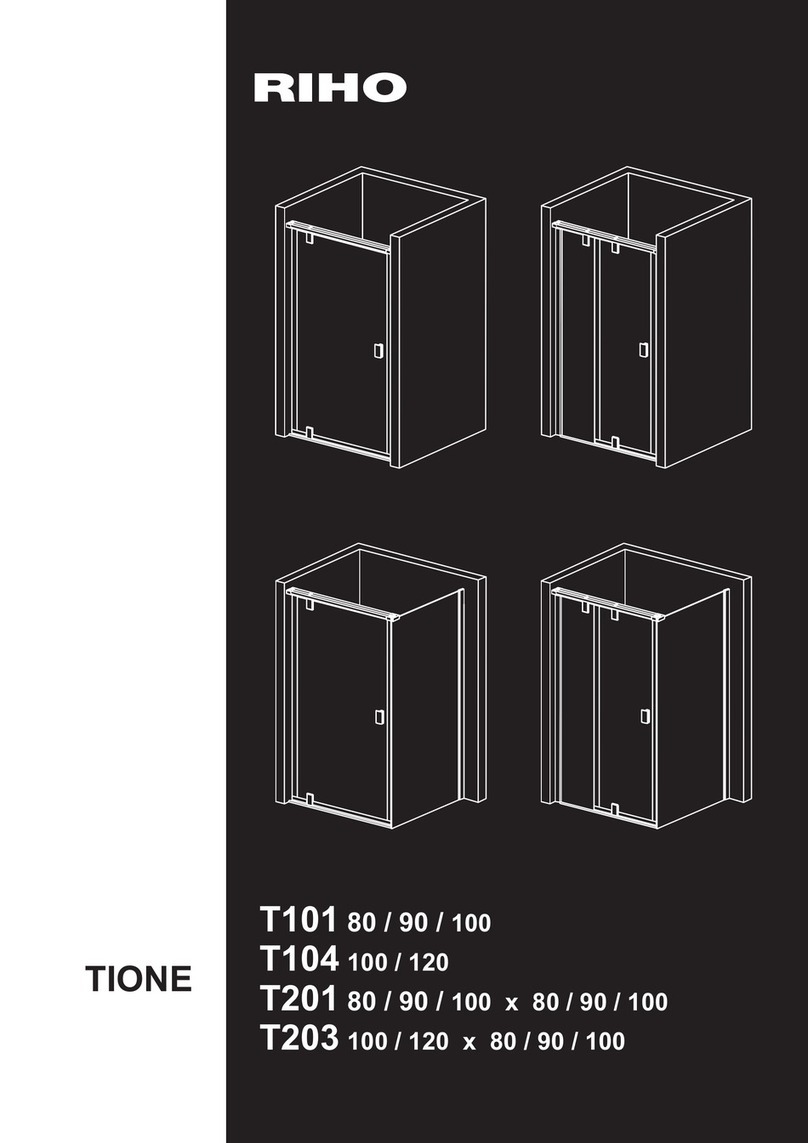 RIHO TIONE T101 80 installation instructions RIHO TIONE T101 80 installation instructions