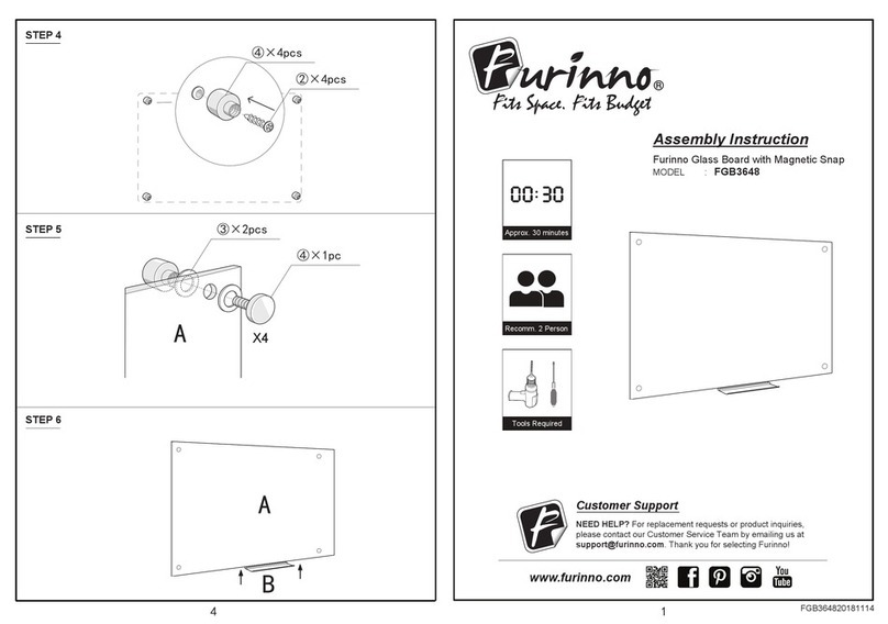 Furinno FGB3648 Assembly instruction