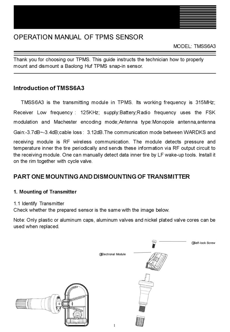 Baolong TMSS6A3 Operation manual