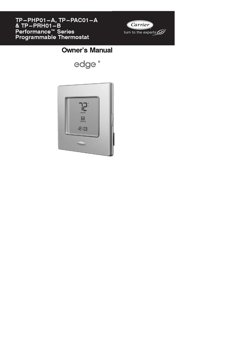 Carrier edge Performance TP PHP01 A Series owner's manual
