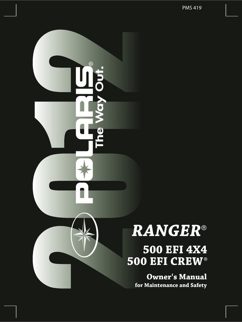 Polaris RANGER 500 EFI 4X4 2012 User manual