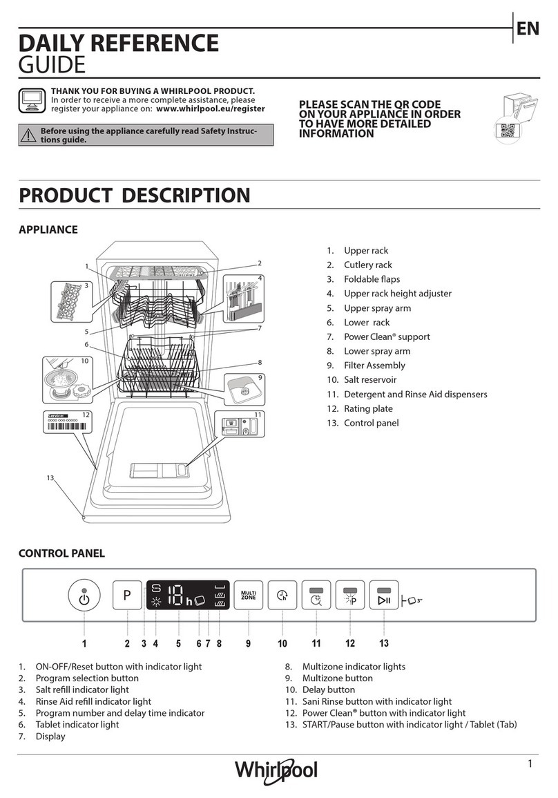 Whirlpool WSIO 3O34 PFE X Daily reference guide