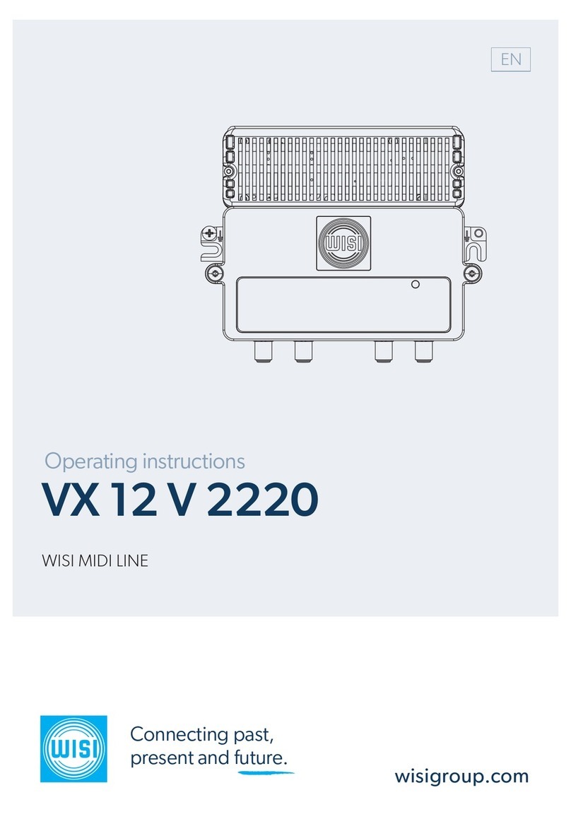 Wisi MIDI Series operating instructions