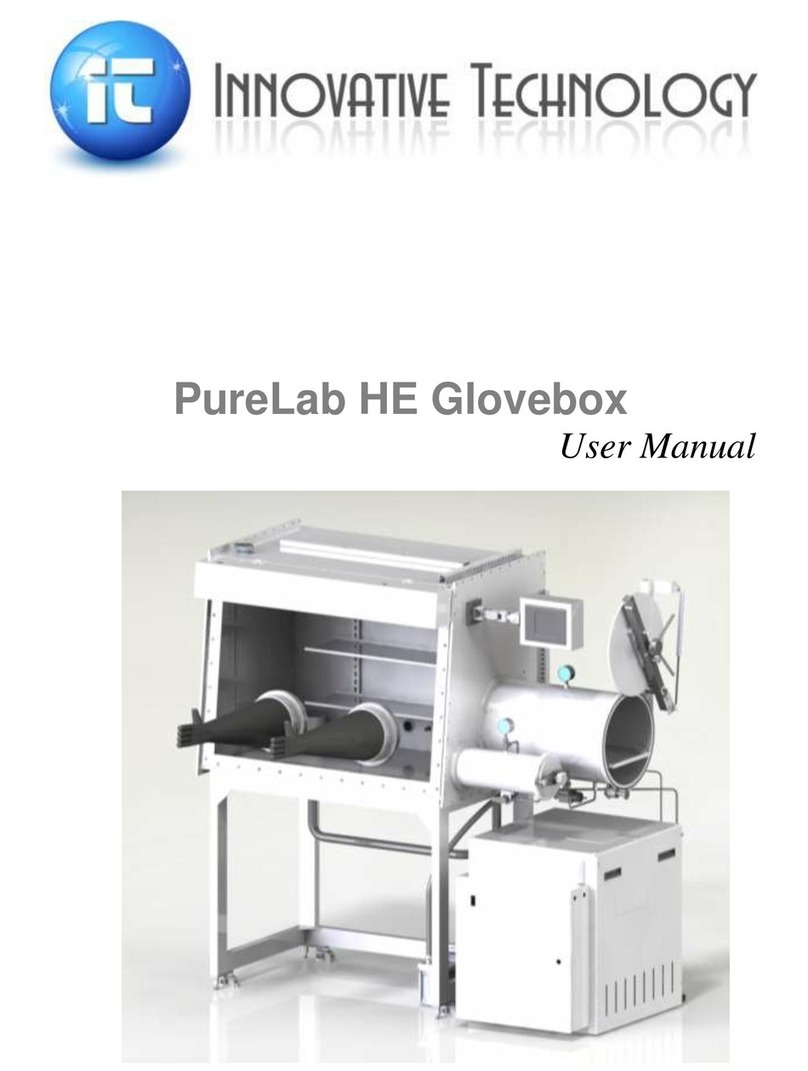 Innovative Technology PureLab HE Glovebox user manual