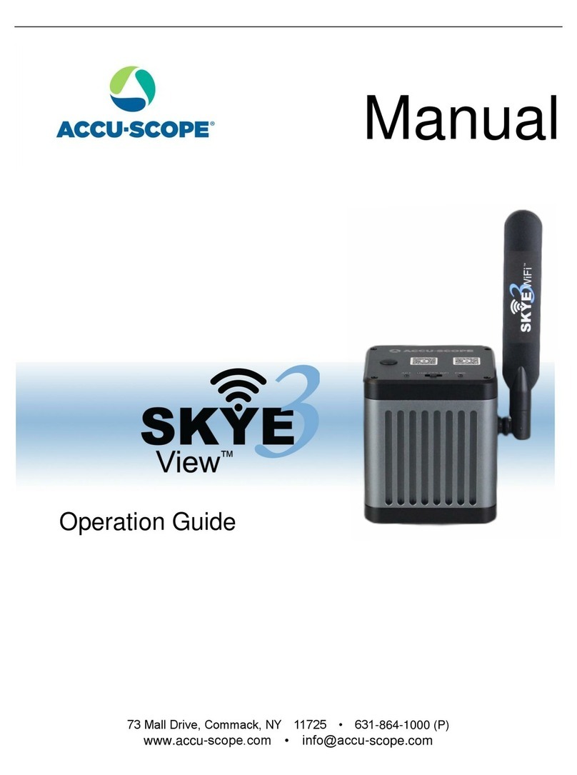 Accu-Scope SKYE View 3 manual Accu-Scope SKYE View 3 manual
