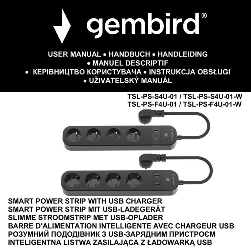 Gembird TSL-PS-S4U-01 user manual Gembird TSL-PS-S4U-01 user manual