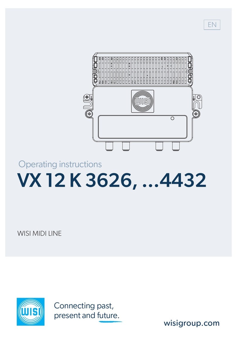 Wisi MIDI Series operating instructions
