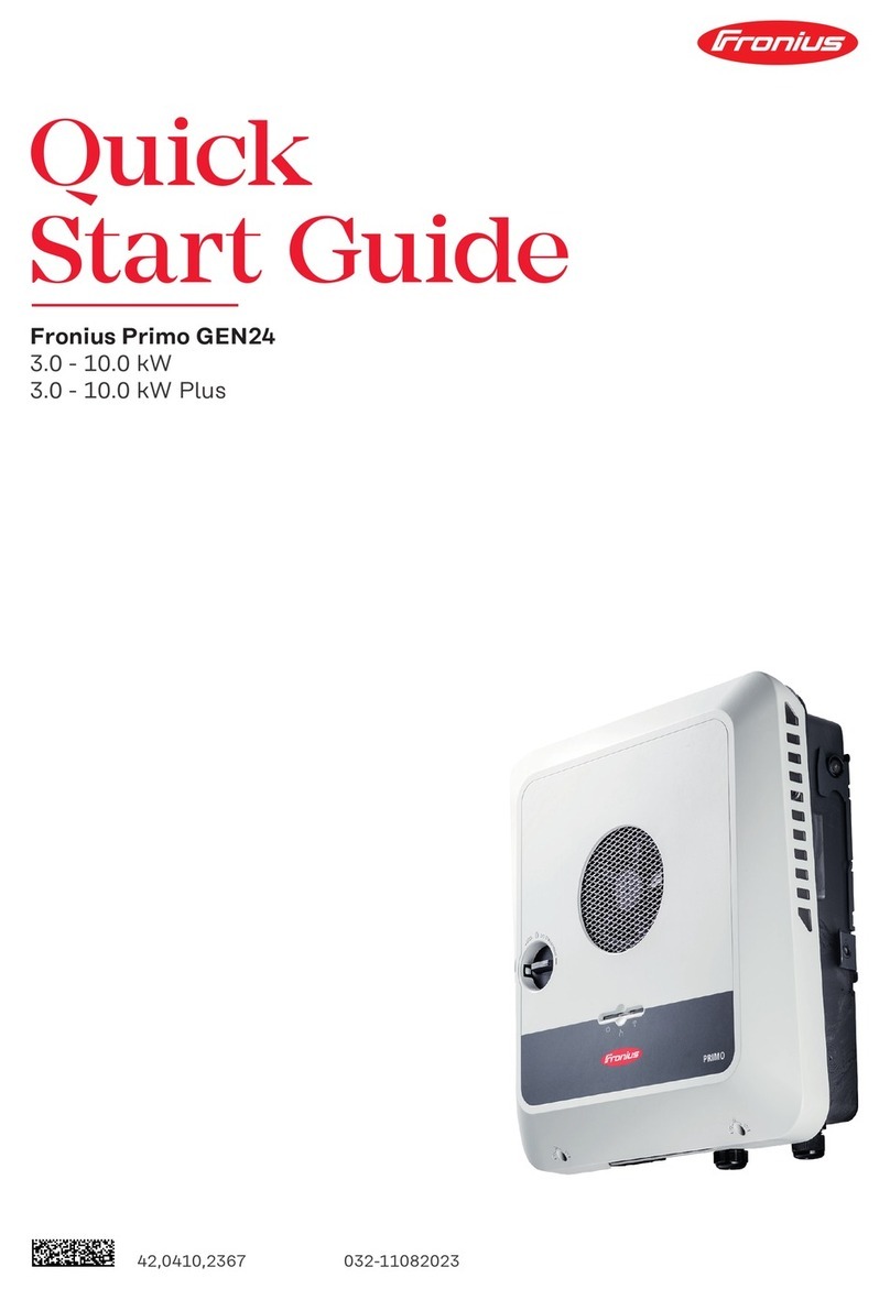 FRO­NIUS Primo GEN24 User manual