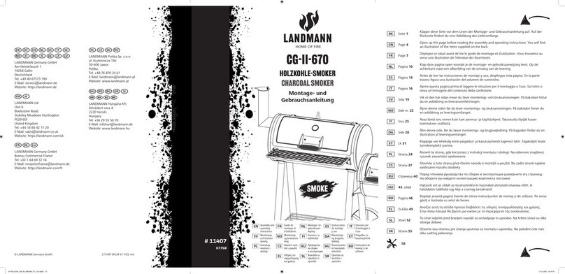 Landmann CG-II-670 User manual