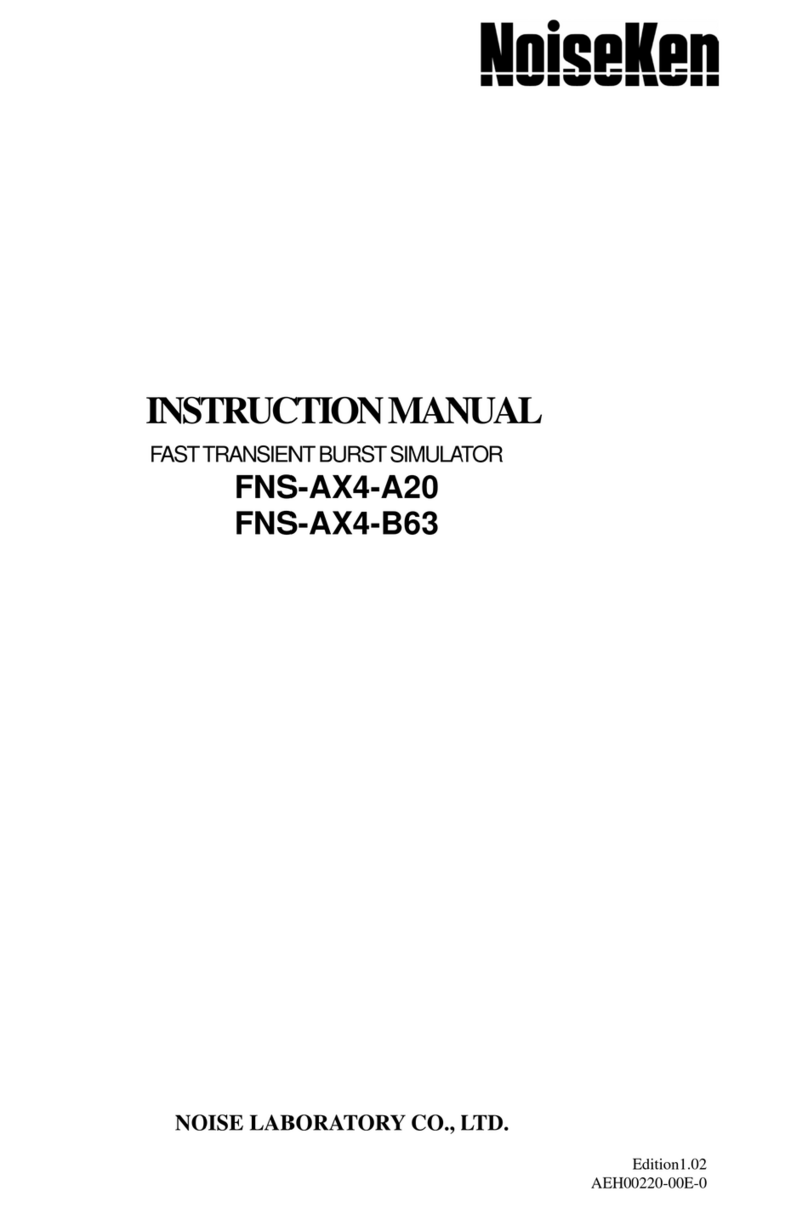 NoiseKen FNS-AX4-A20 instruction manual