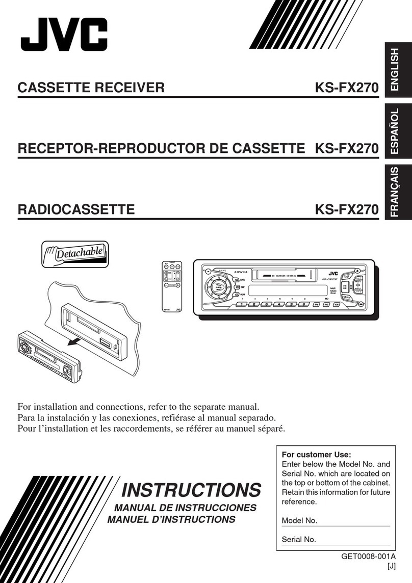 JVC KS-FX270 User manual