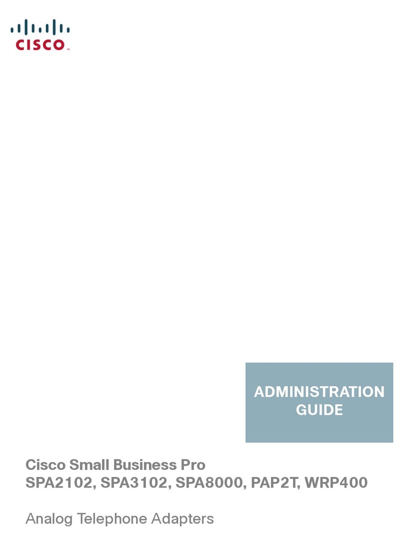 Cisco Small Business Pro SPA3102 Instruction Manual