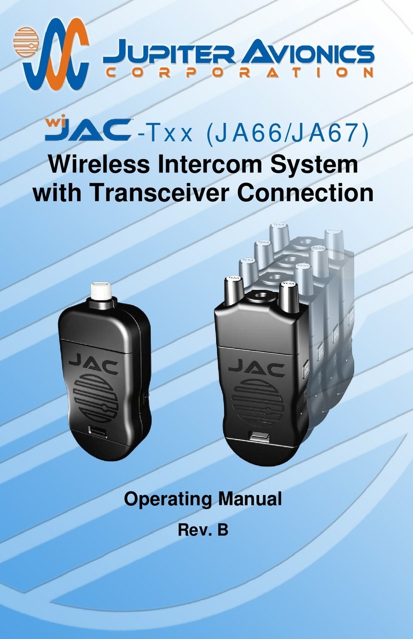 Jupiter Avionics JAC-T Series operating manual