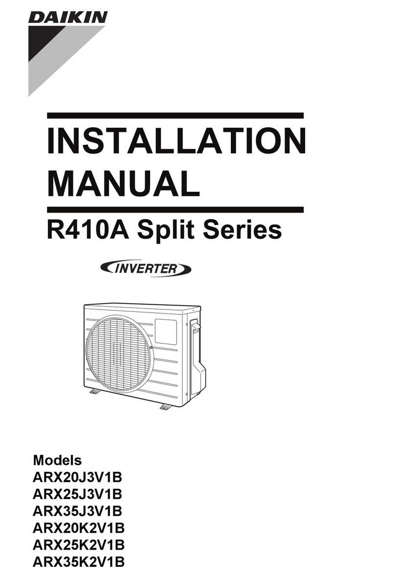 Daikin ARX25J3V1B User manual