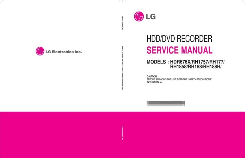 LG HDR676X Service manual