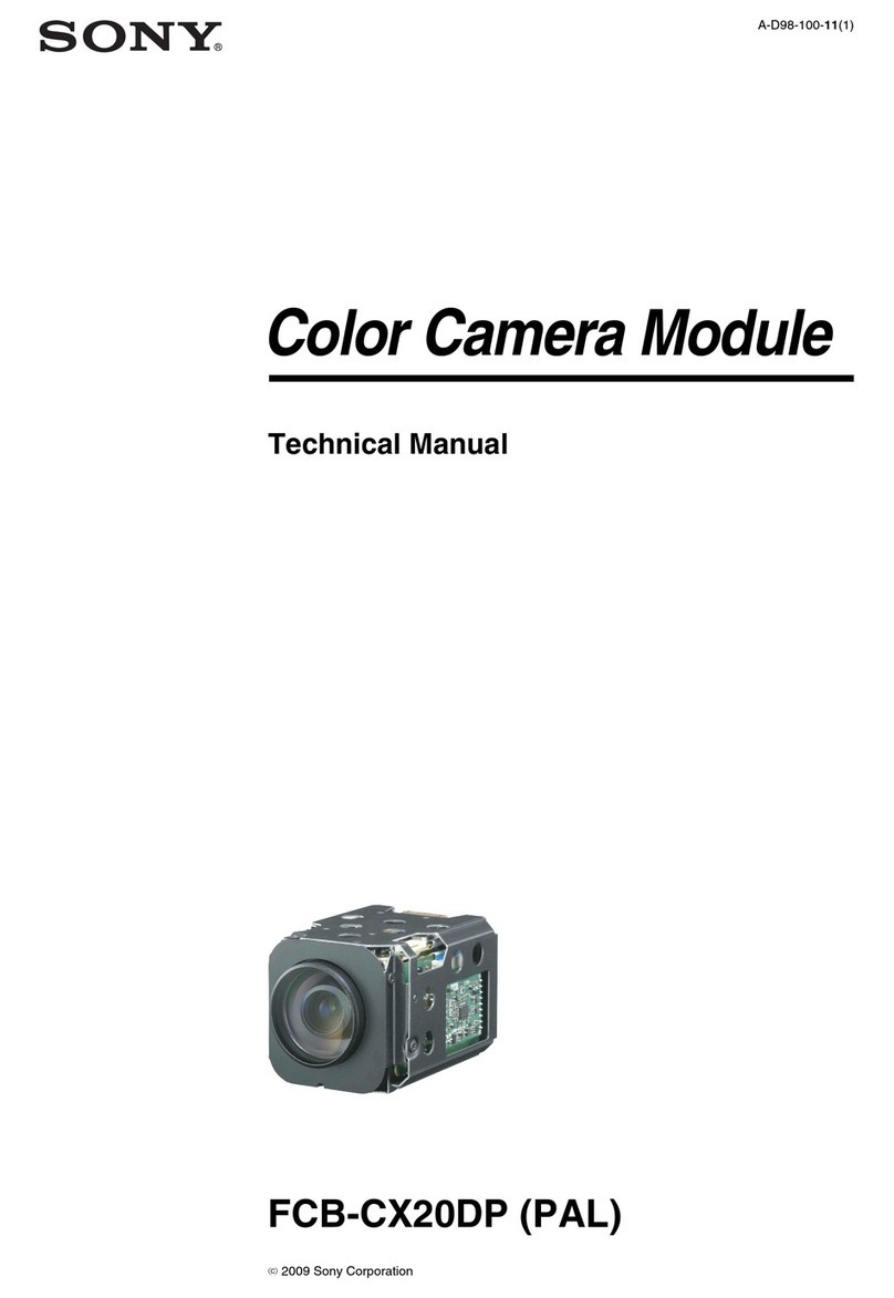 Sony FCB-CX20DP User manual