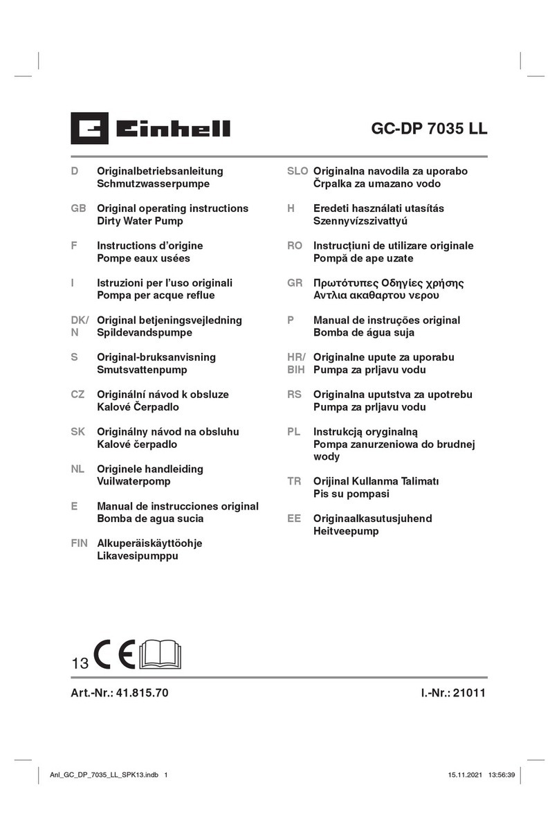 EINHELL GC-DP 7035 LL User manual