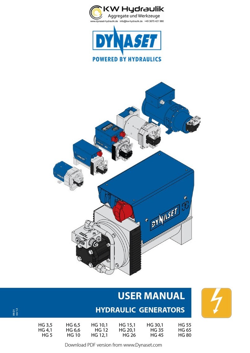 Dynaset HG 3,5 user manual