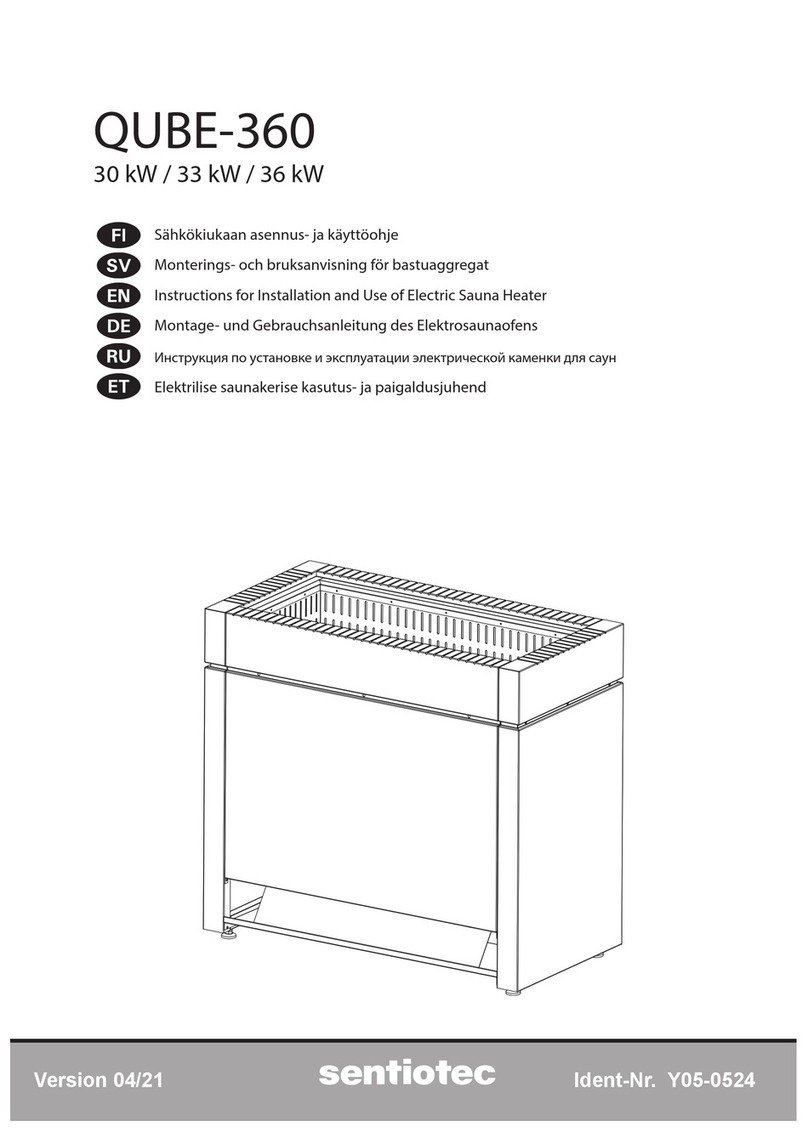 Sentiotec QUBE-360 Instructions for installation and use