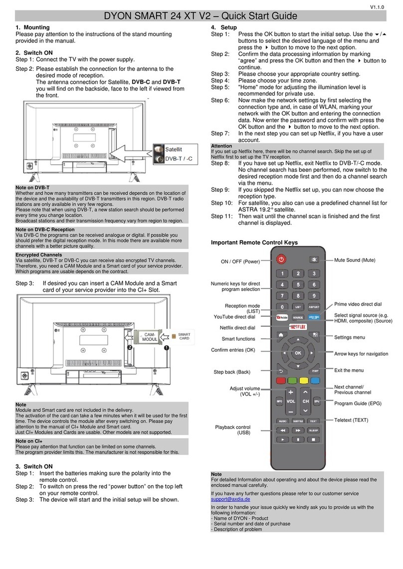 Dyon SMART 40 XT V2 User manual Dyon SMART 40 XT V2 User manual