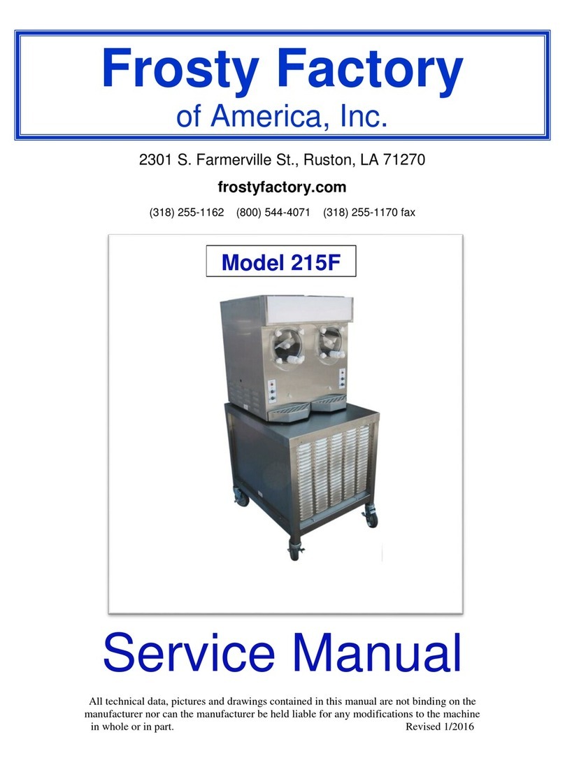Frosty Factory 215F Service manual