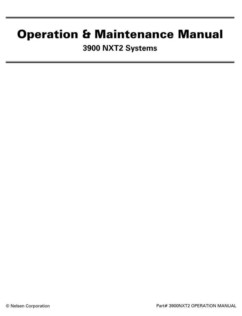 Nelsen Corporation 3900 NXT2 Operation & maintenance manual Nelsen Corporation 3900 NXT2 Operation & maintenance manual