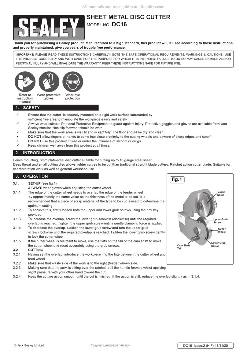 Sealey DC16 User manual
