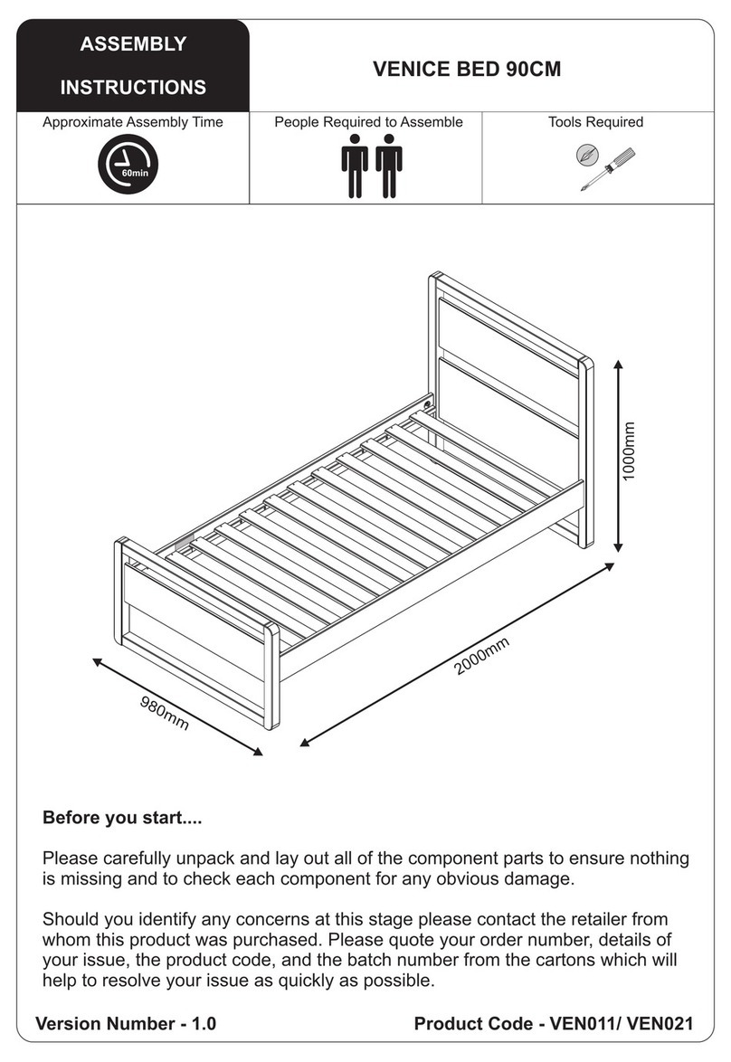 Julian Bowen Limited VENICE VEN011 User manual