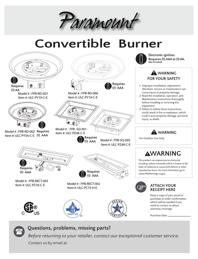 Paramount Fitness FPB-RD-007 manual