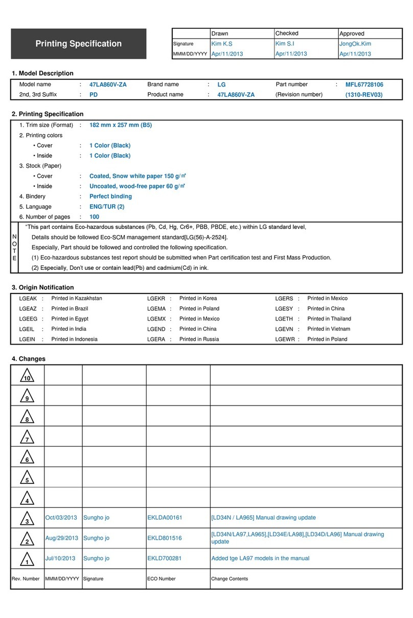 LG 47LA860V-ZA User manual