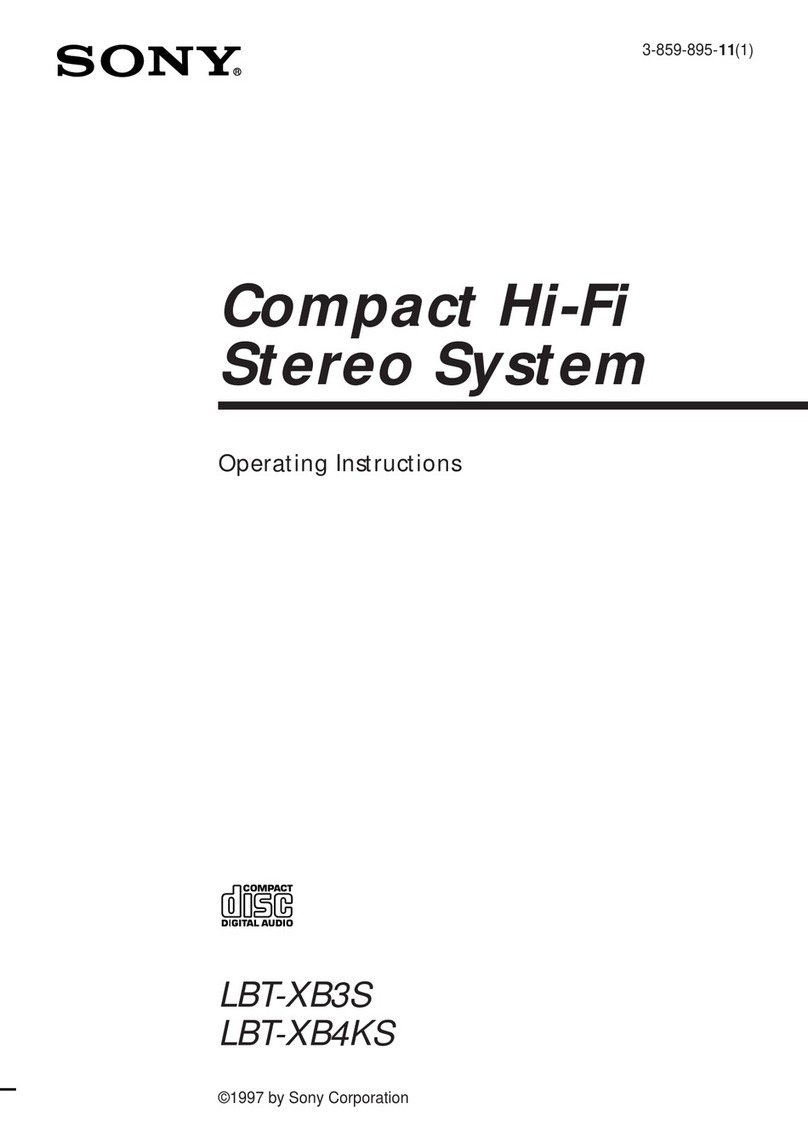Sony LBT-XB3S User manual
