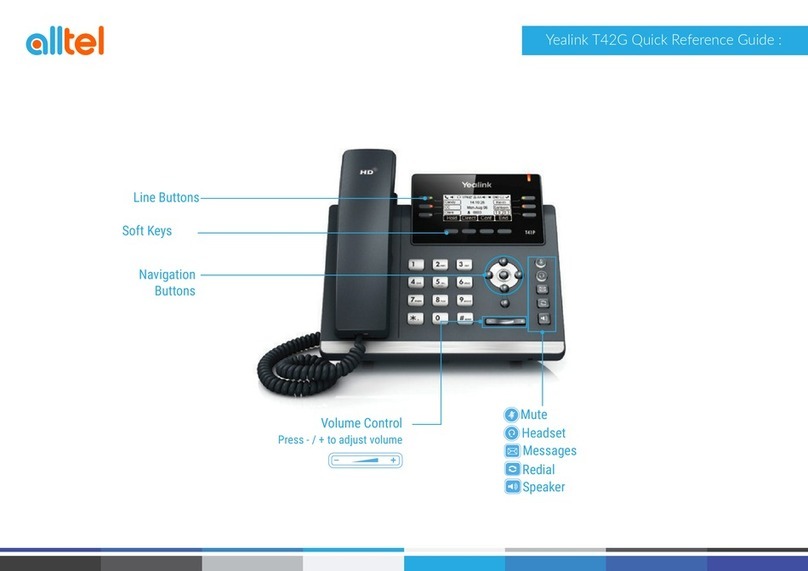 Yealink T42G User manual