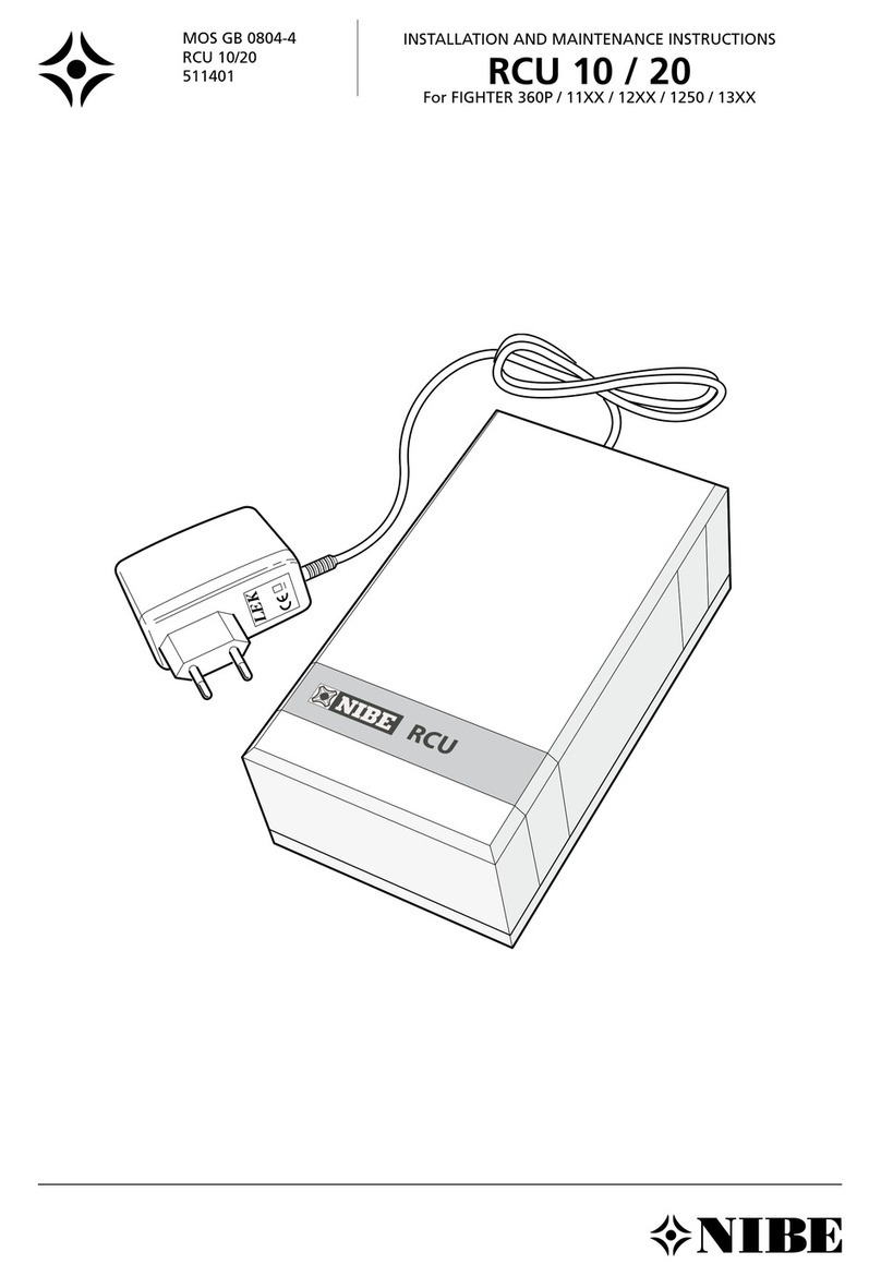 Nibe RCU 20 Installation and maintenance instructions Nibe RCU 20 Installation and maintenance instructions