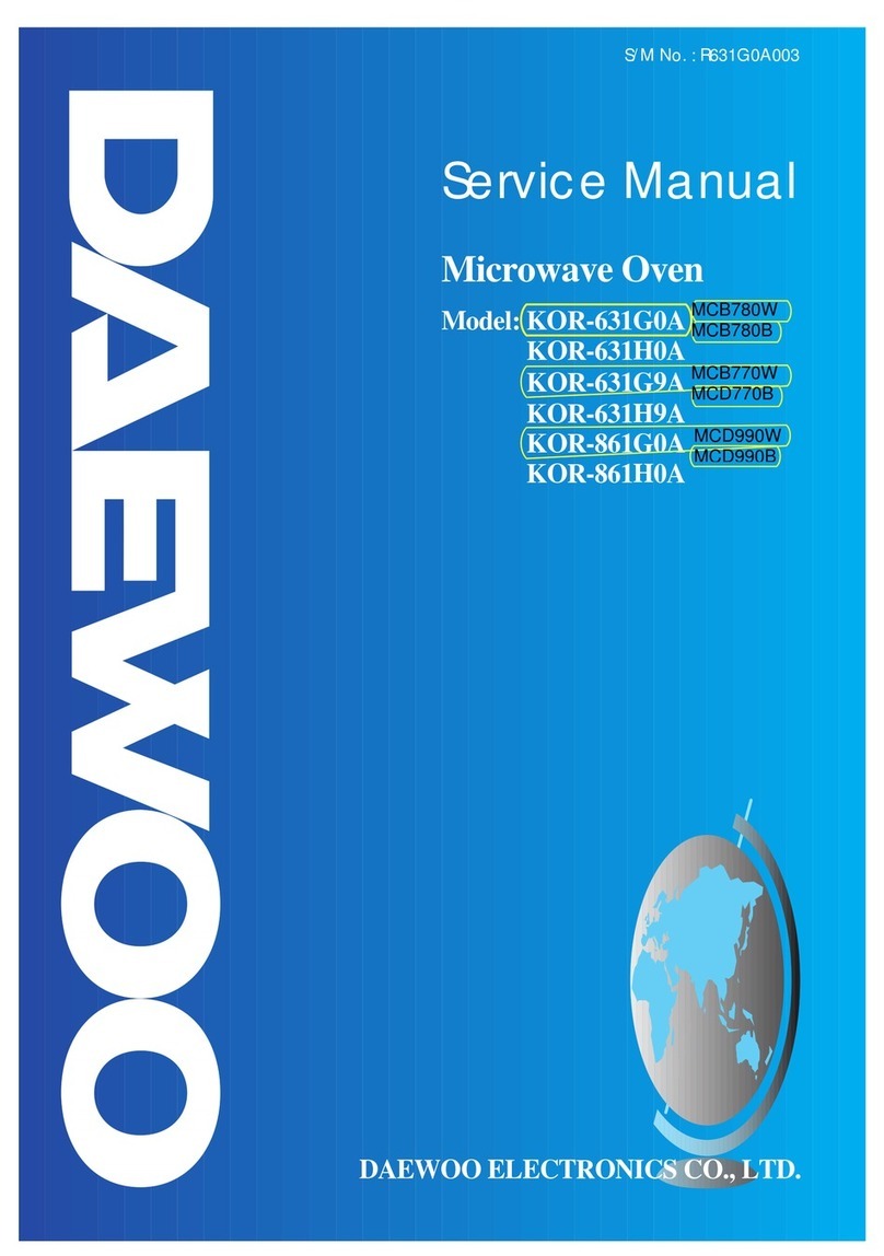 Daewoo MCB780W Service manual