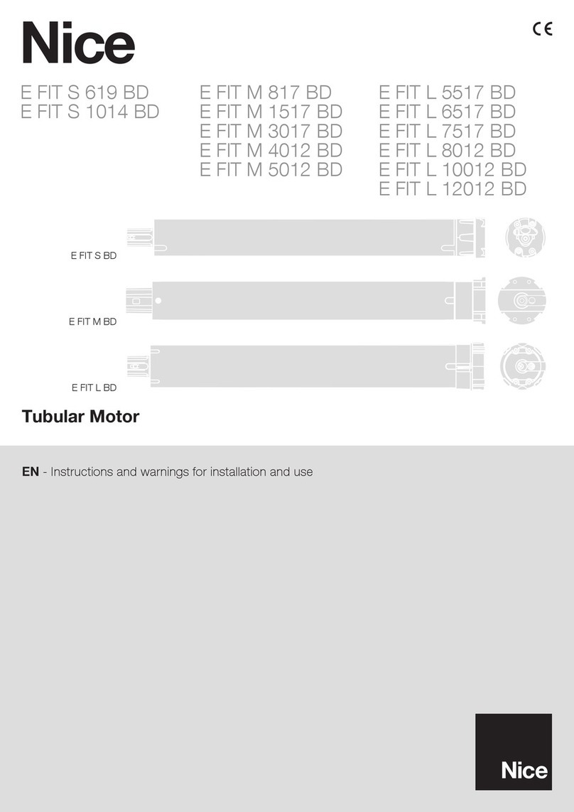 Nice E FIT S 619 BD Technical specifications